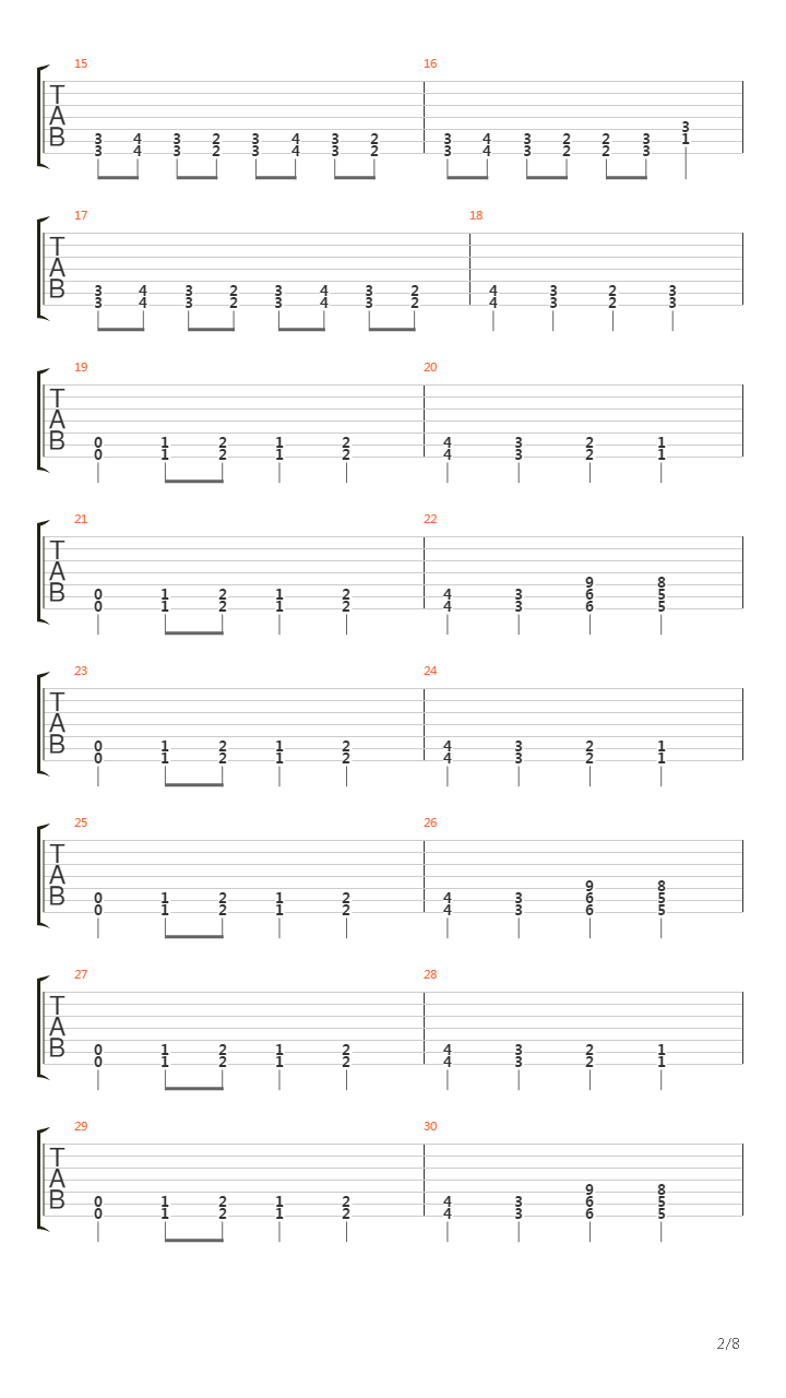 Disillusion In A Discordant System吉他谱