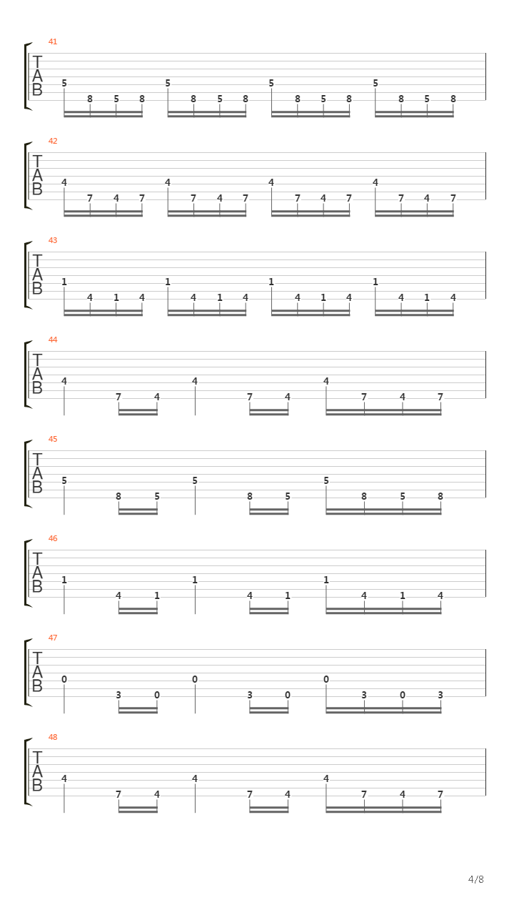 Disillusion In A Discordant System吉他谱