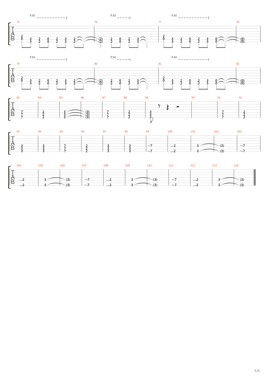 Erebus吉他谱