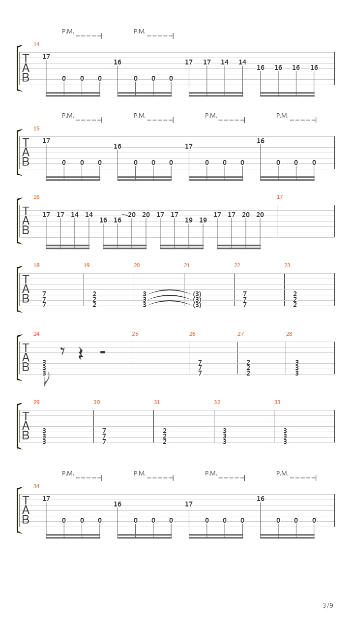 Erebus吉他谱