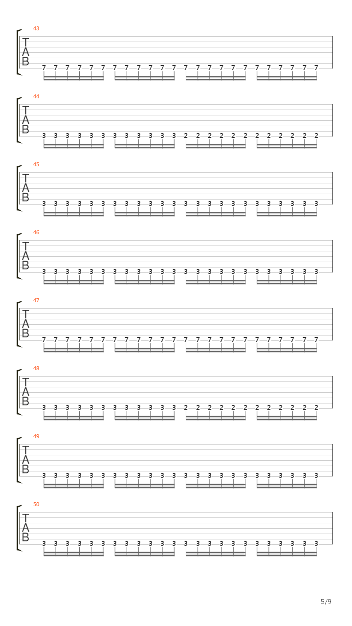 Erebus吉他谱