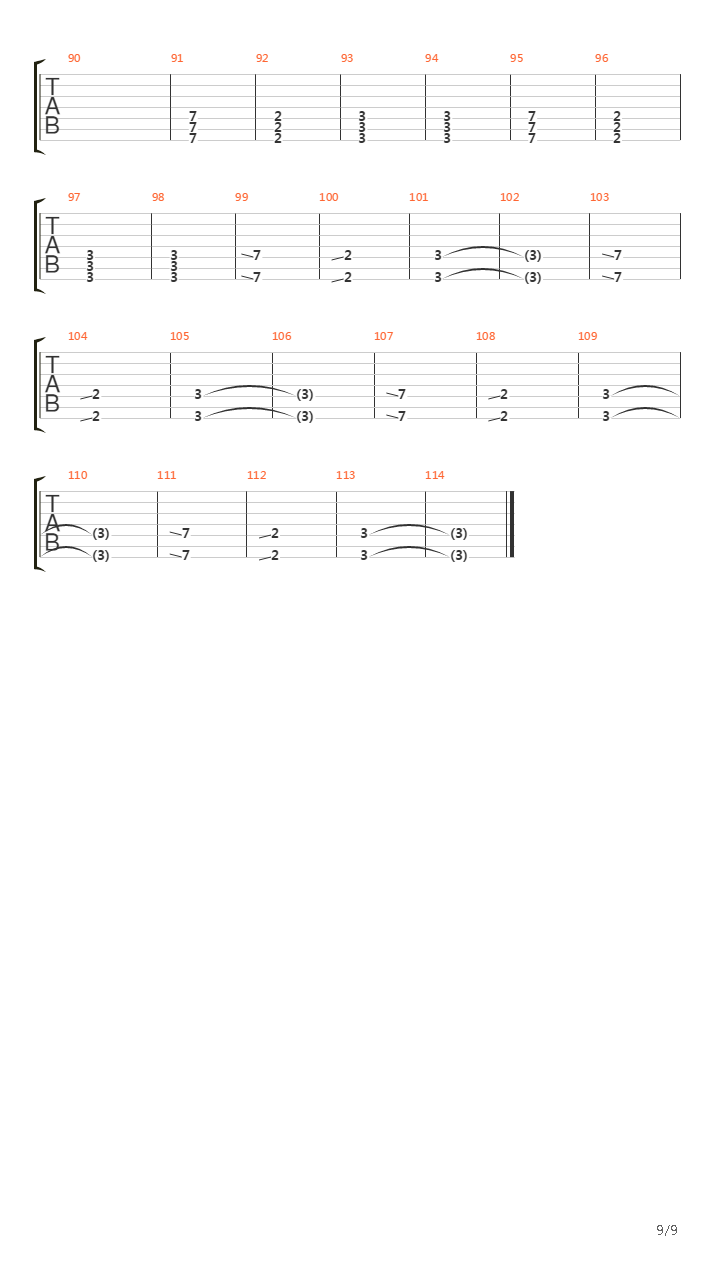 Erebus吉他谱