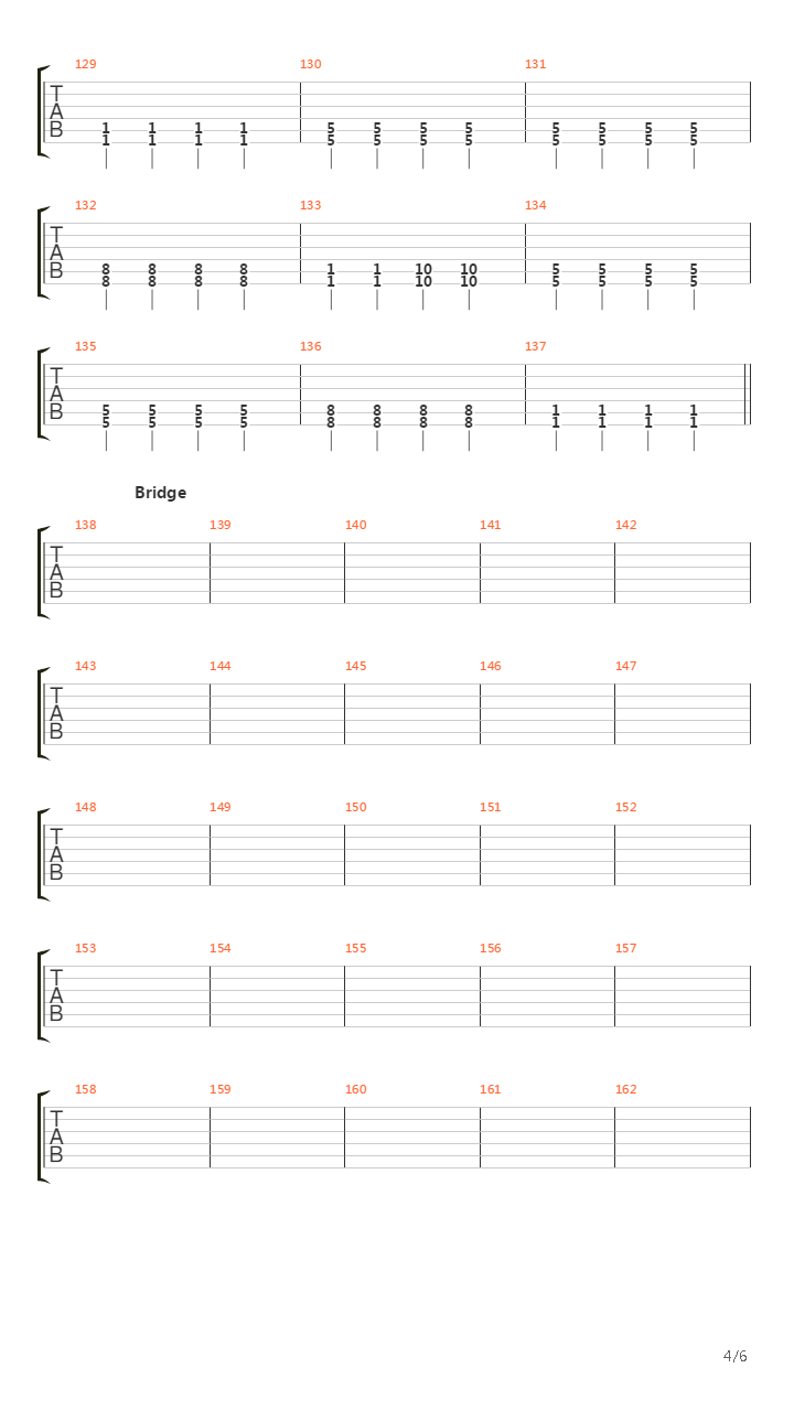 And The Snakes Start To Sing吉他谱