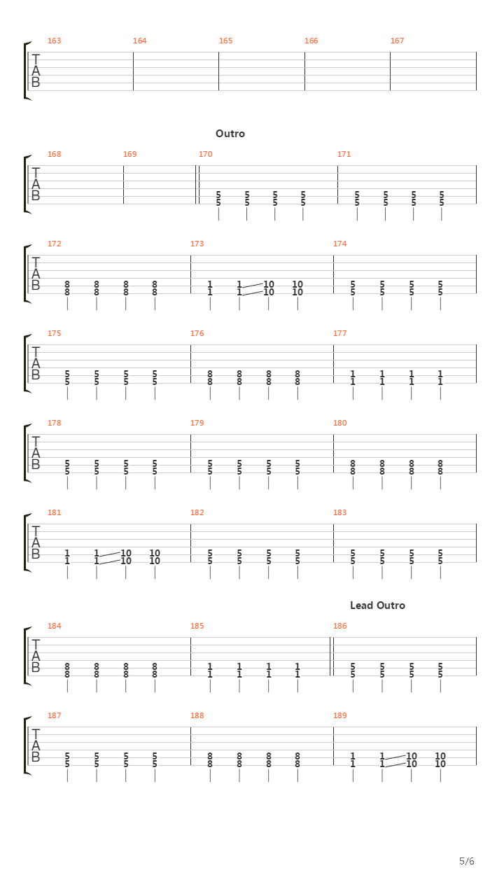 And The Snakes Start To Sing吉他谱