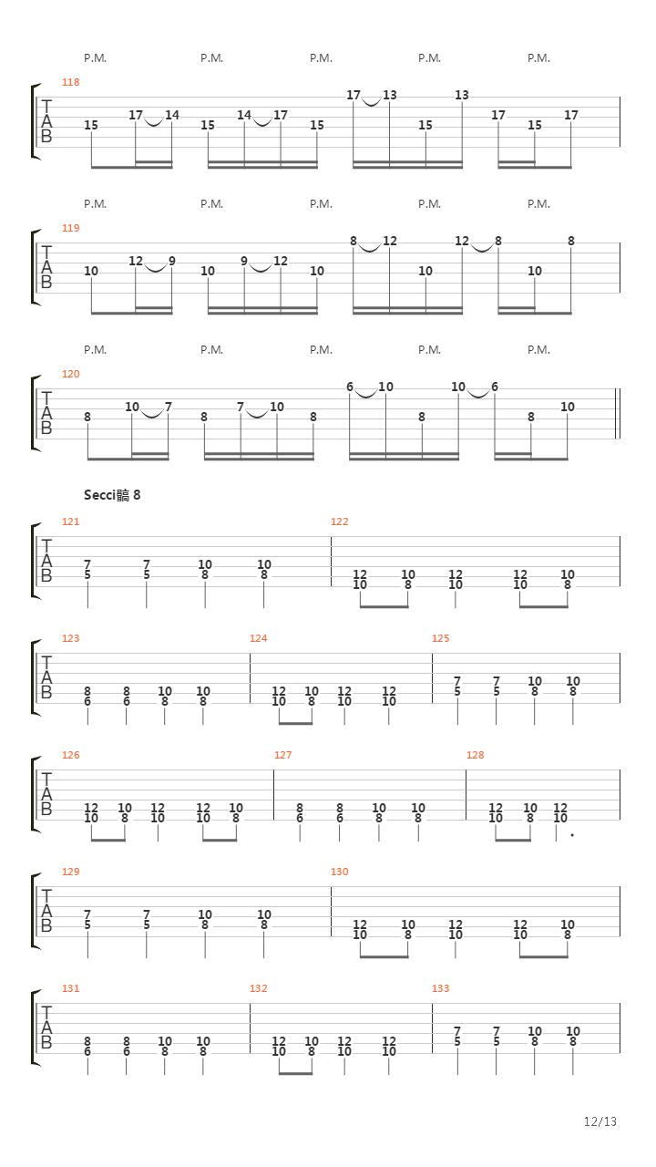 Chess Roof吉他谱