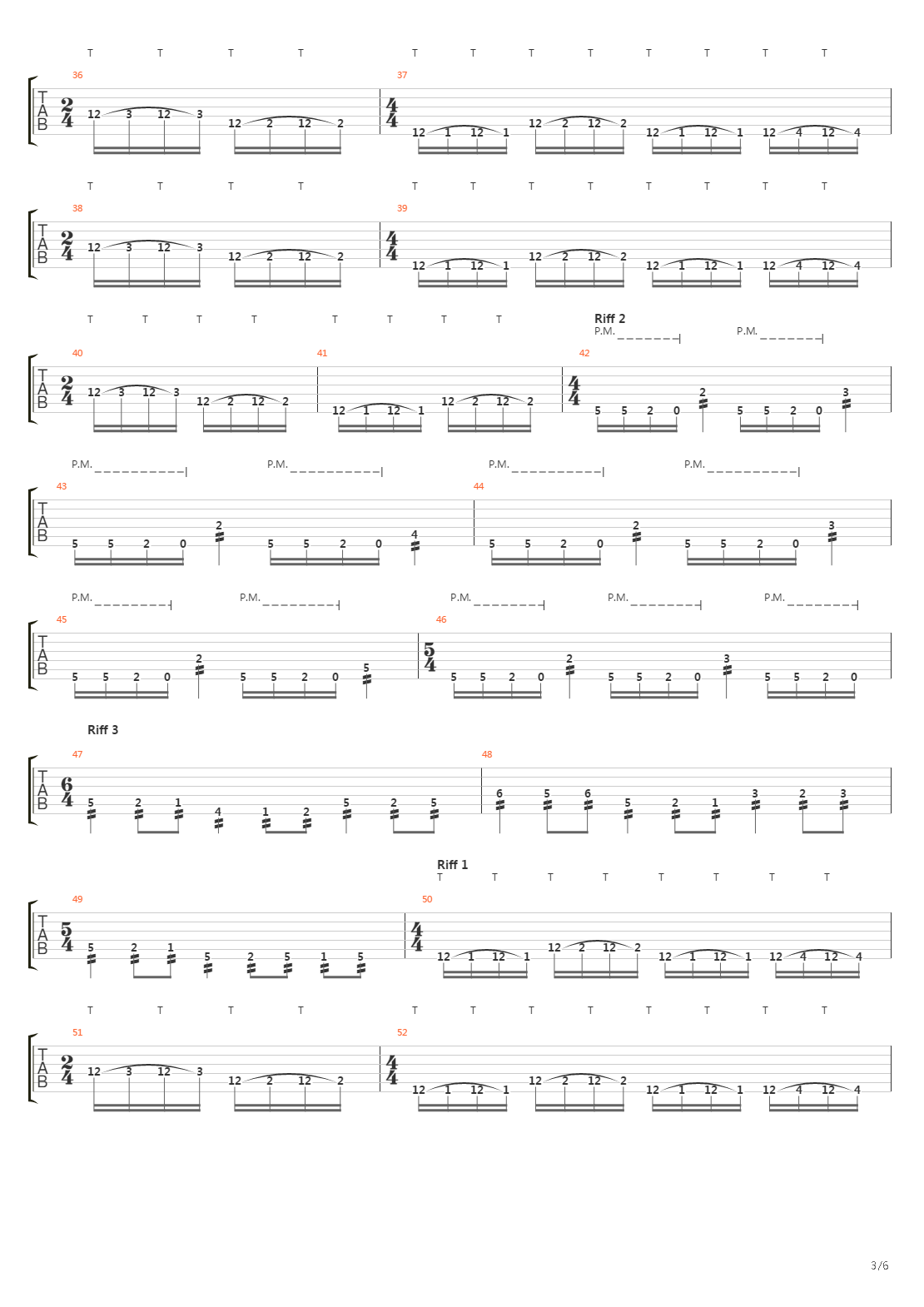 Systematic Elimination吉他谱