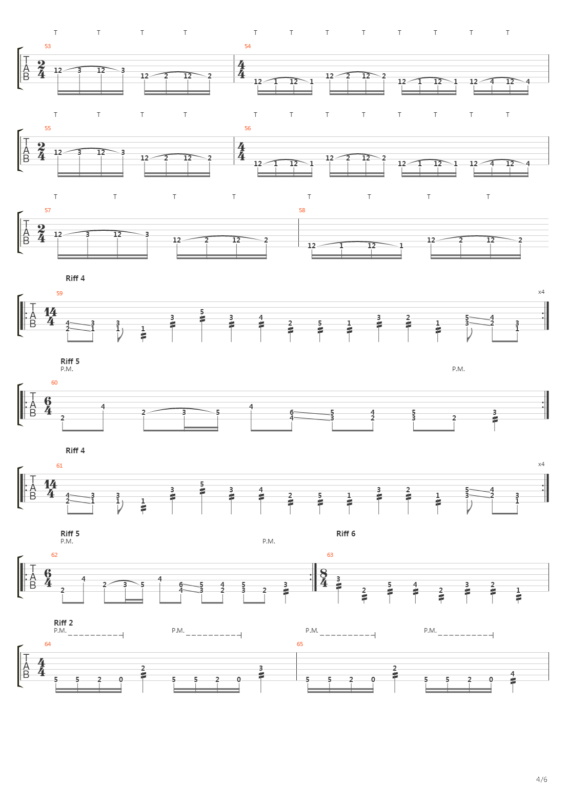 Systematic Elimination吉他谱