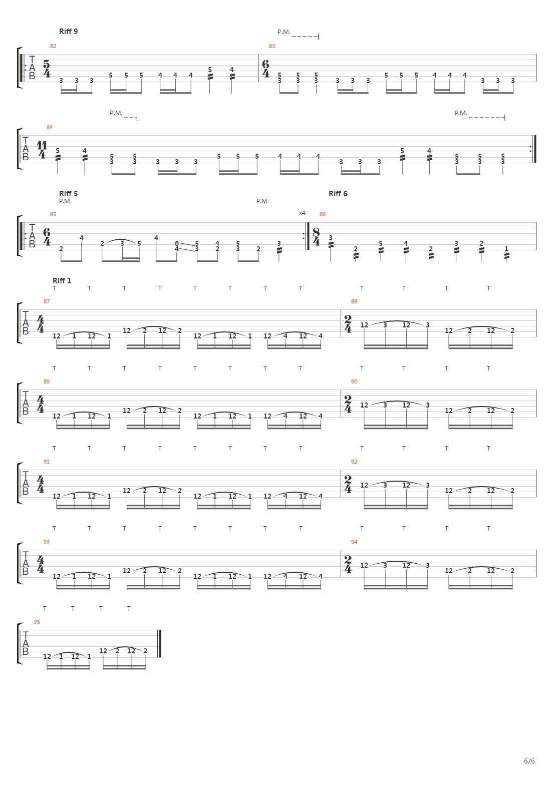 Systematic Elimination吉他谱