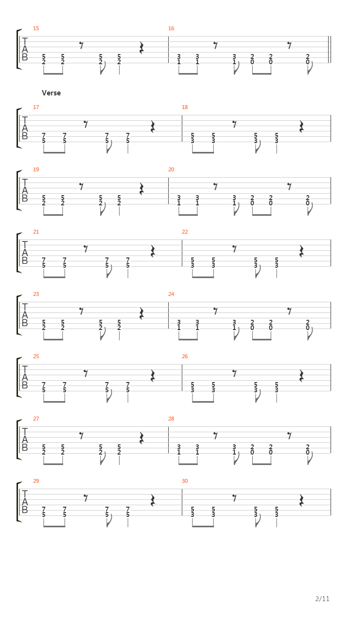 25 Or 6 To 4吉他谱