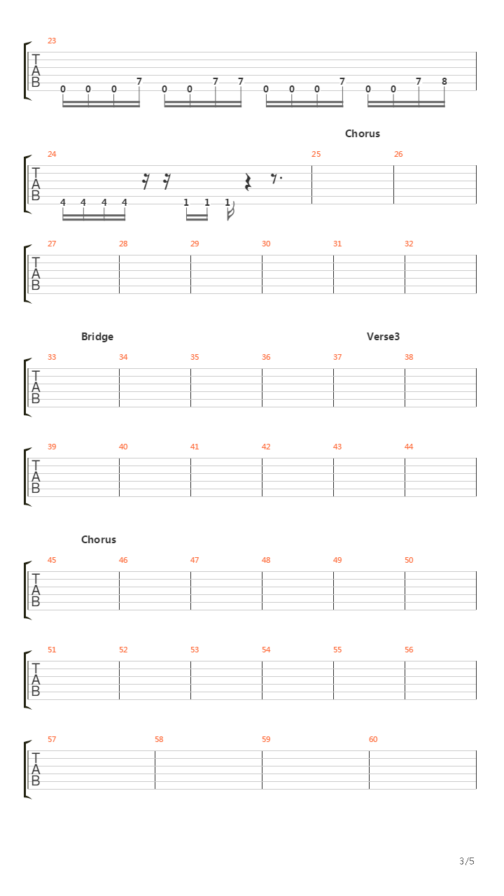 Adrenalin吉他谱