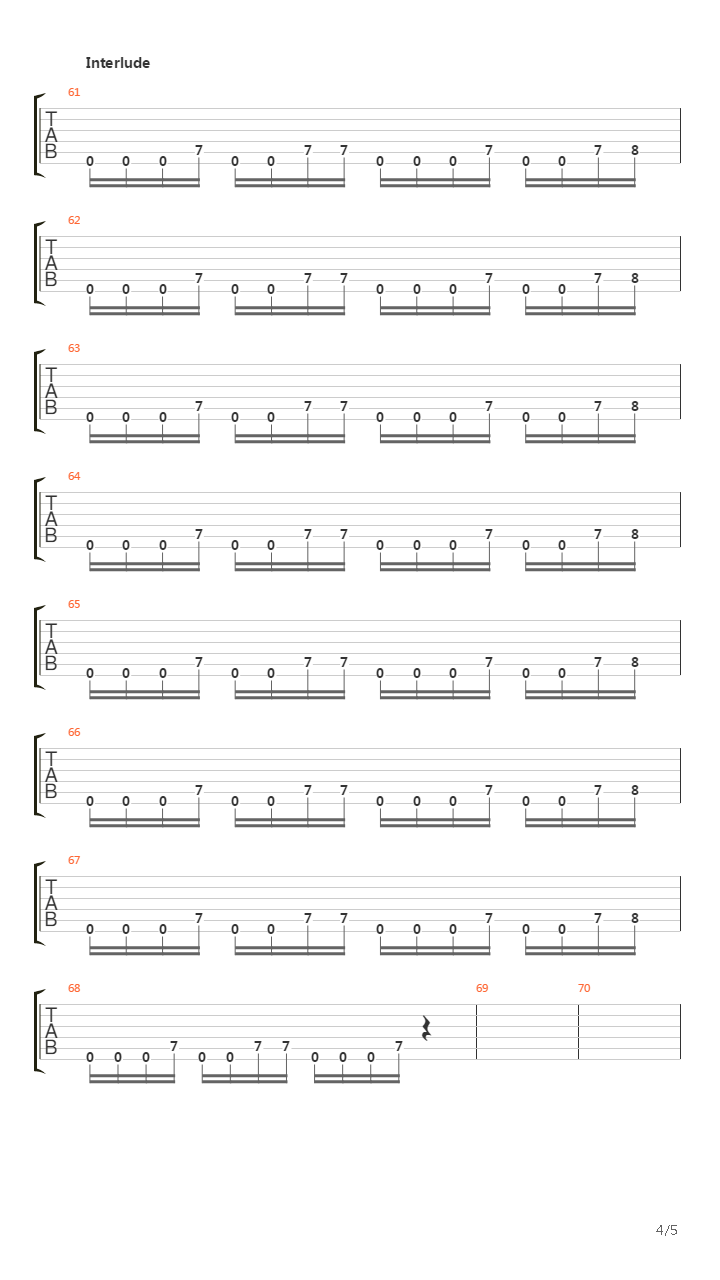 Adrenalin吉他谱
