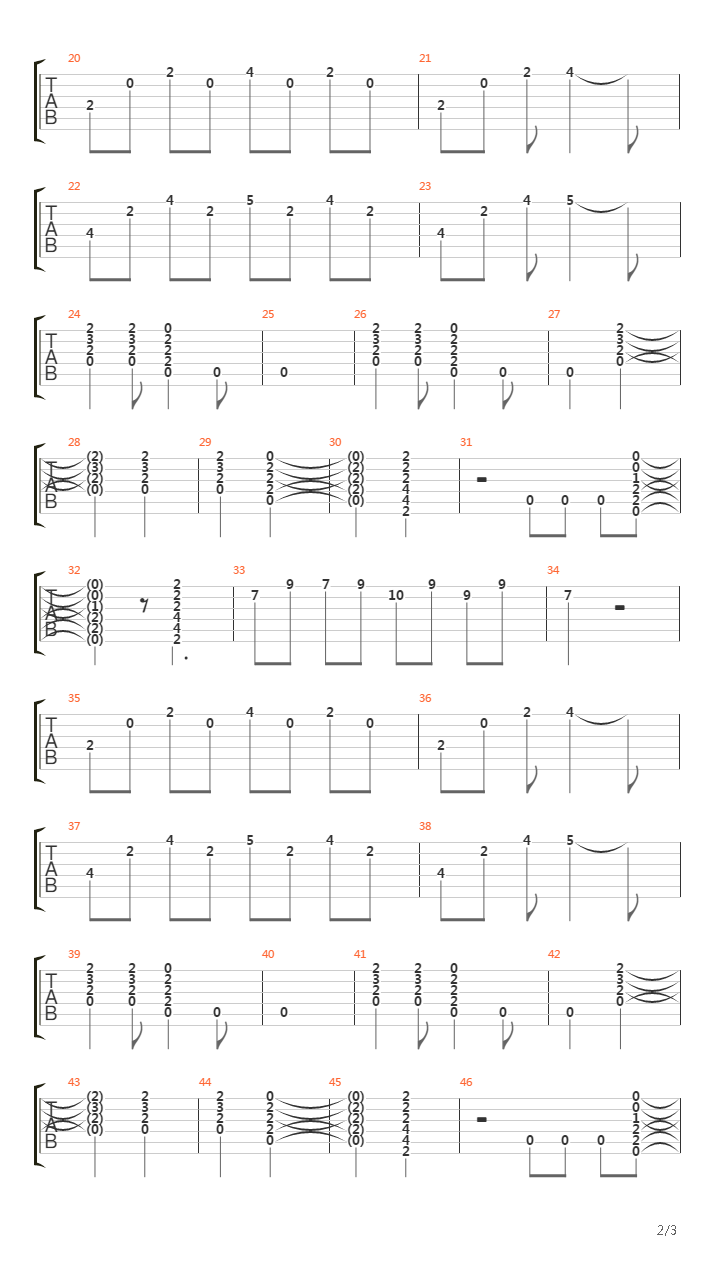 The Sound Of Silence吉他谱