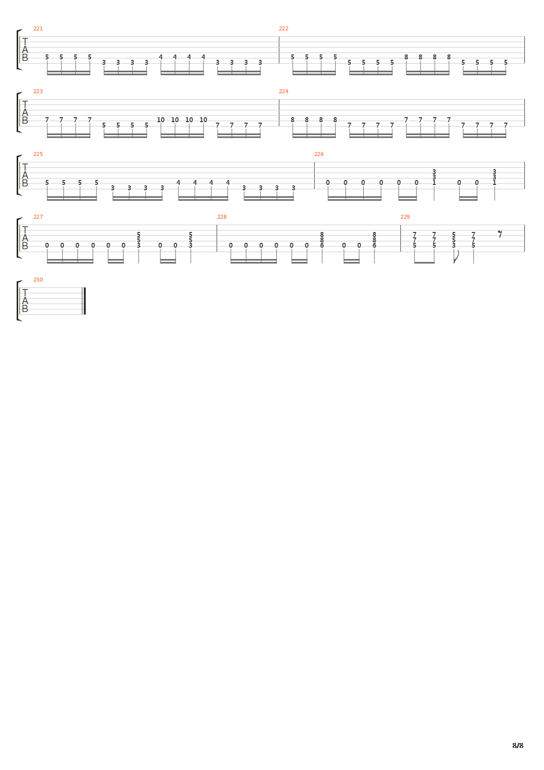 Chemical Interference吉他谱