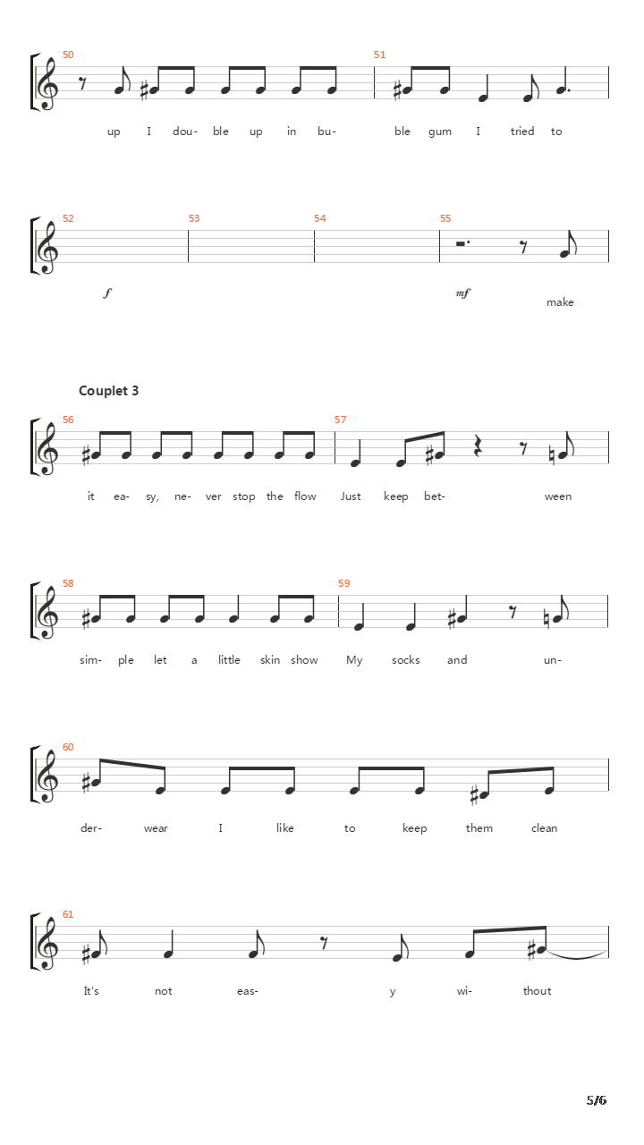 Complexity吉他谱