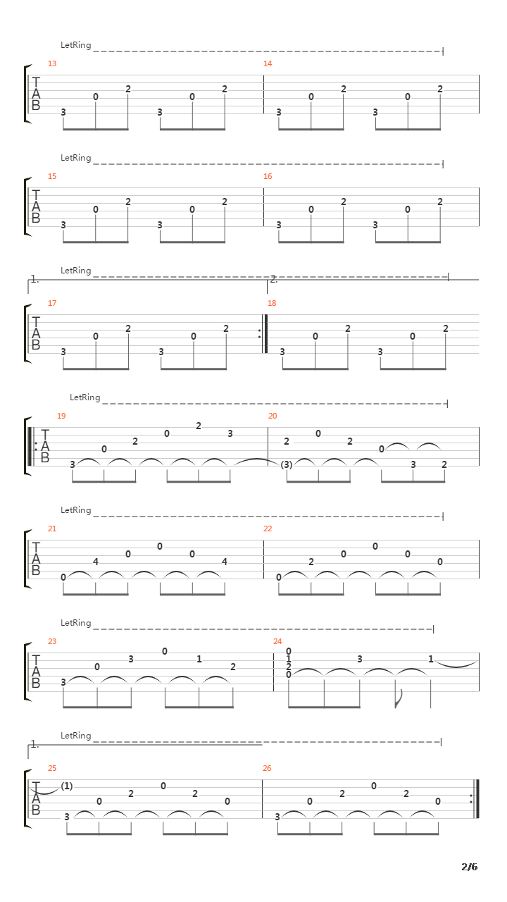 Palhaco吉他谱