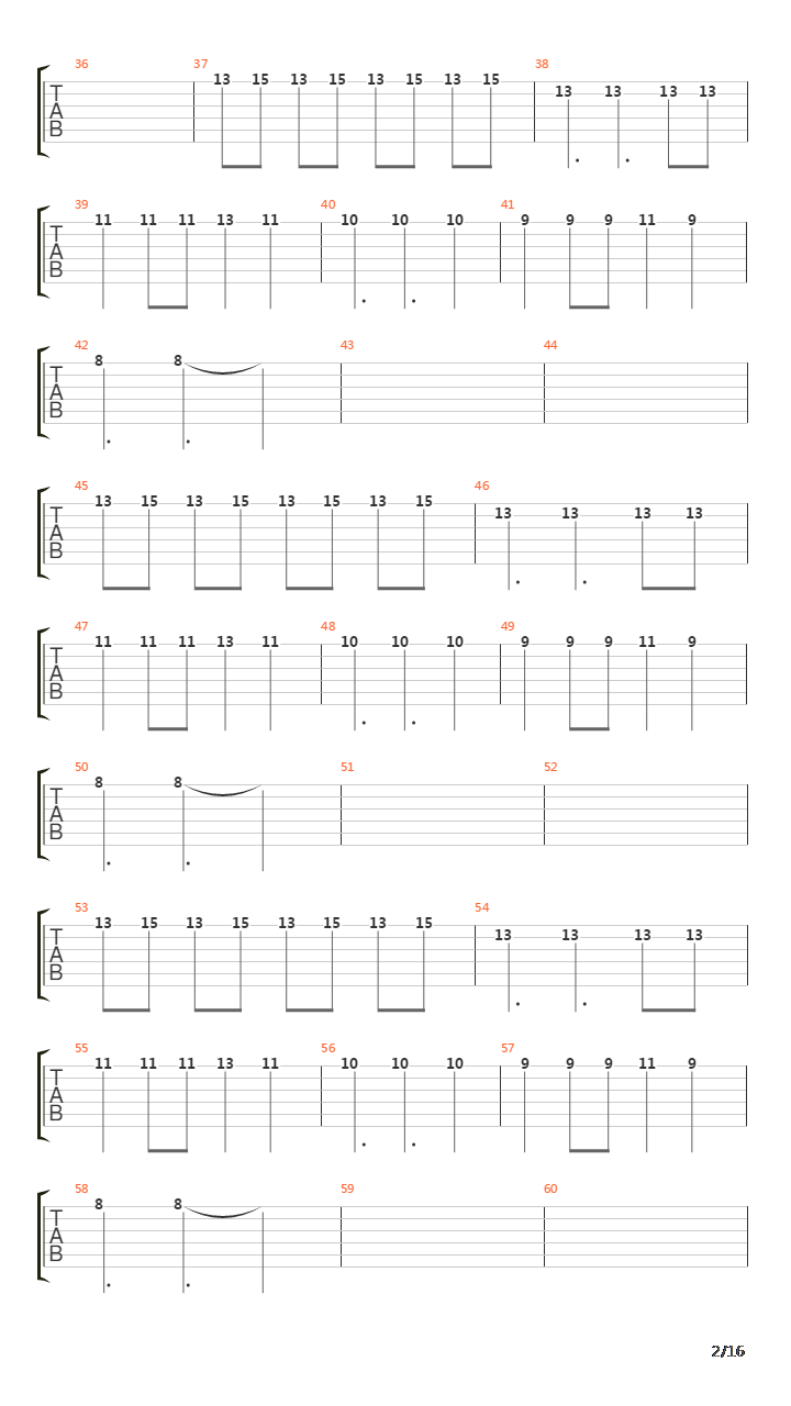 Krebskolonie吉他谱