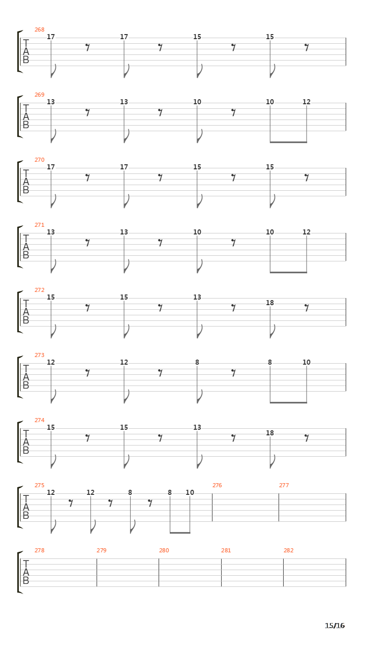 Krebskolonie吉他谱