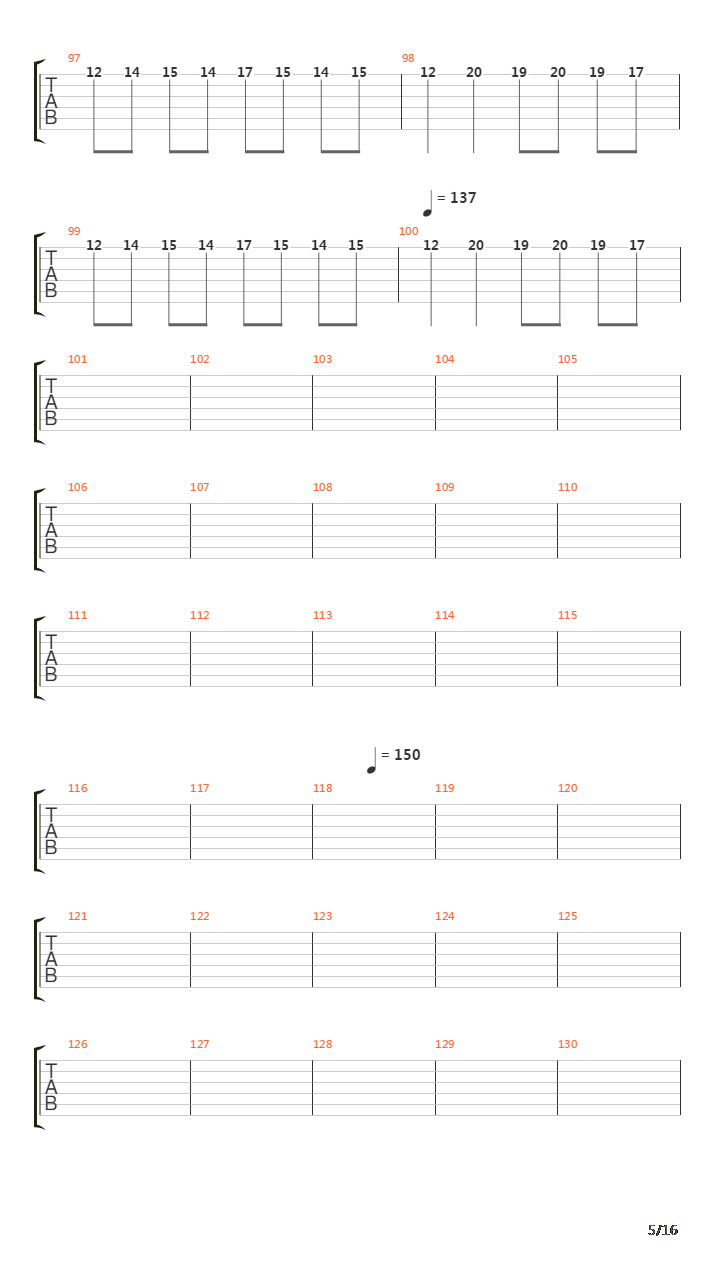 Krebskolonie吉他谱