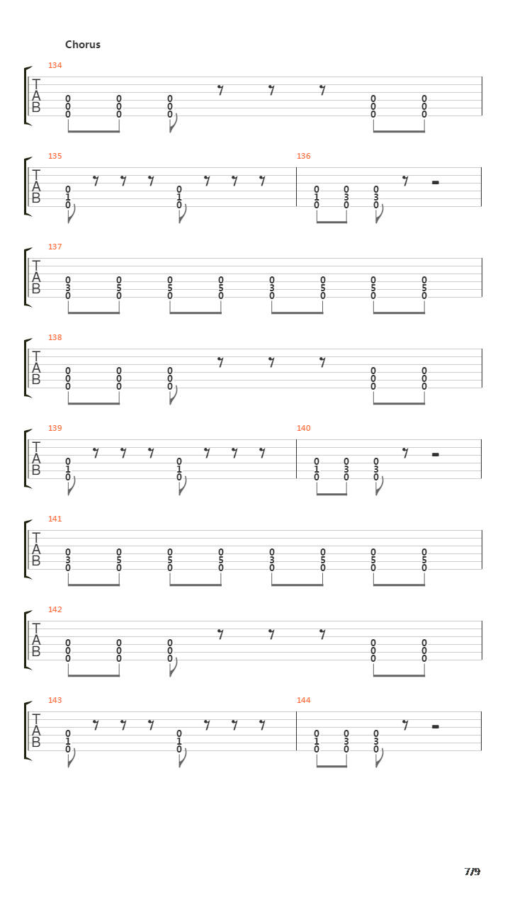 Hypothetical吉他谱