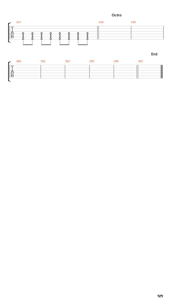 Hypothetical吉他谱