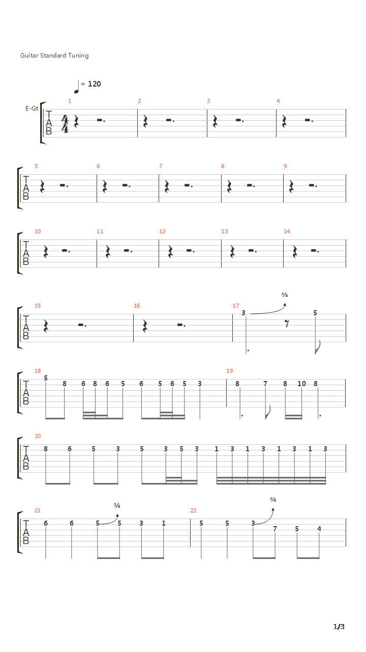 Kan 3Ina Tahoon吉他谱