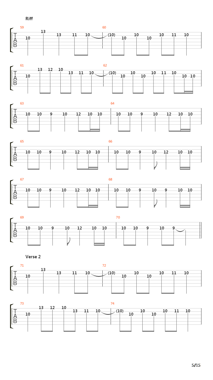 La Iguana吉他谱