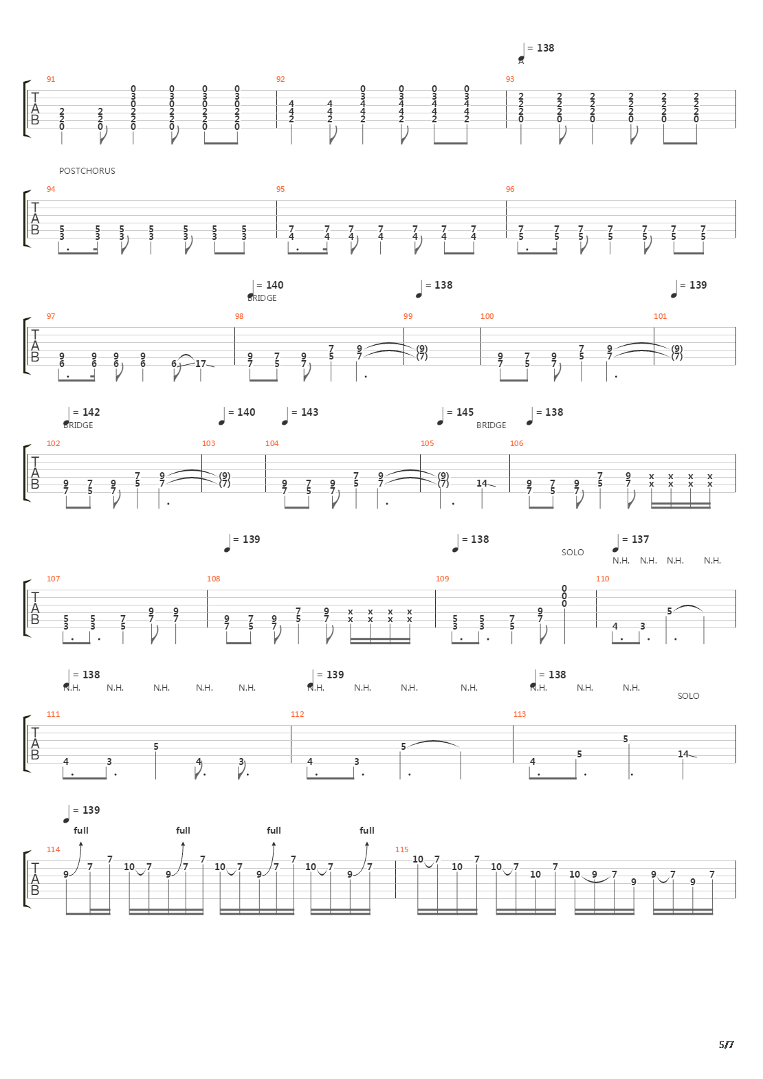 Rope吉他谱