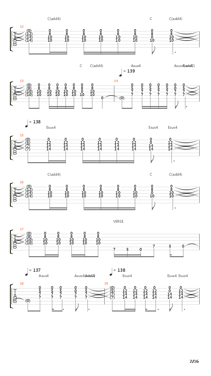 Rope吉他谱