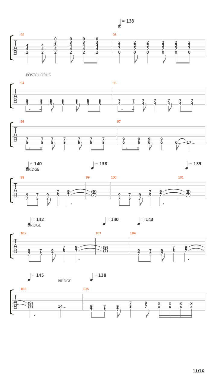 Rope吉他谱