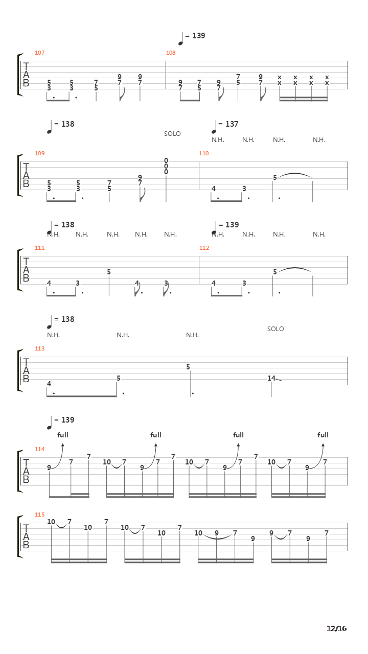 Rope吉他谱