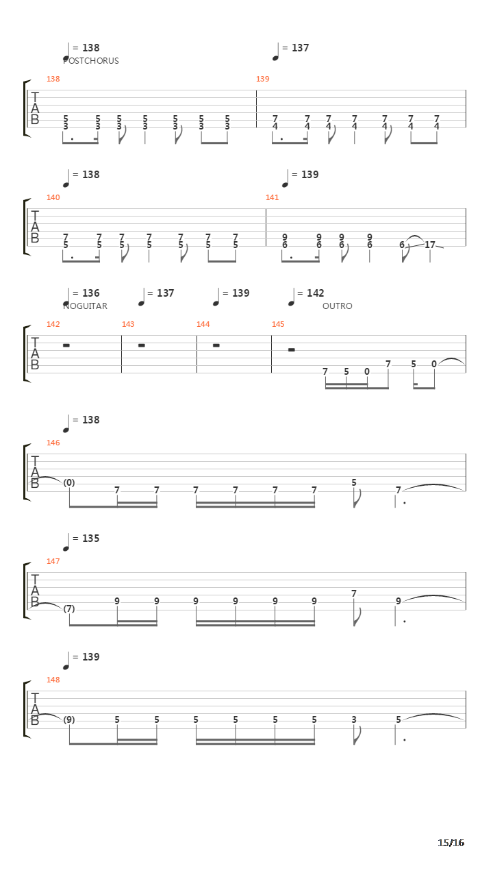 Rope吉他谱