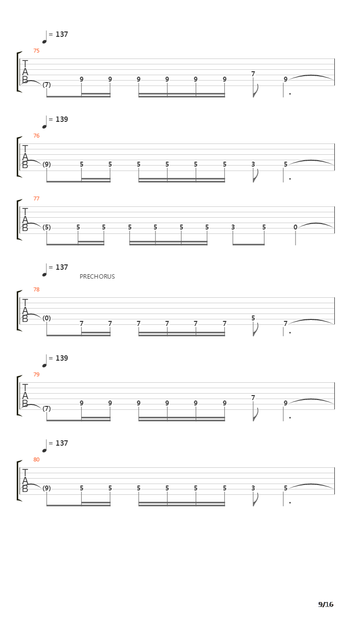 Rope吉他谱