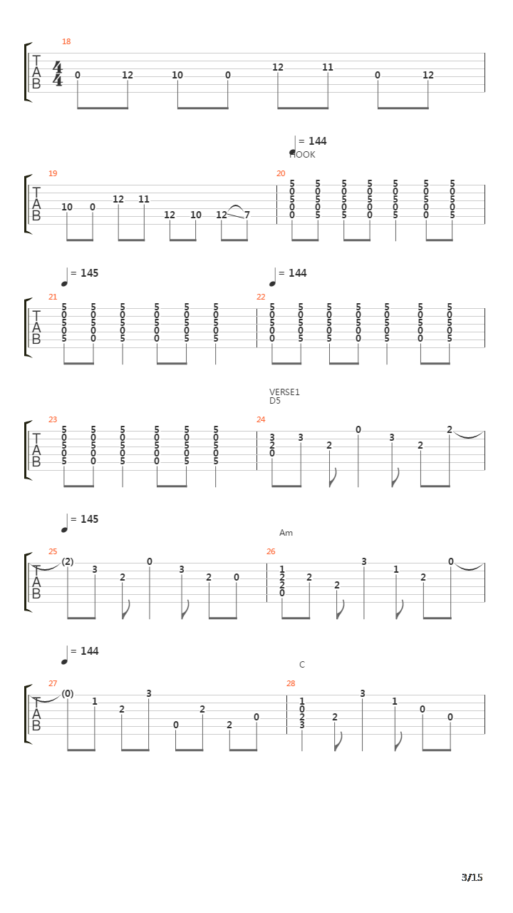 Times Like These吉他谱