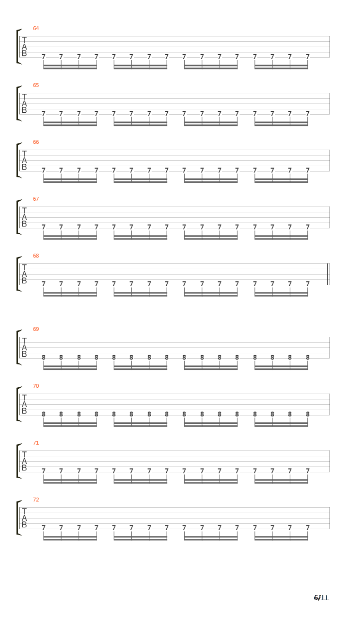 The Cell吉他谱