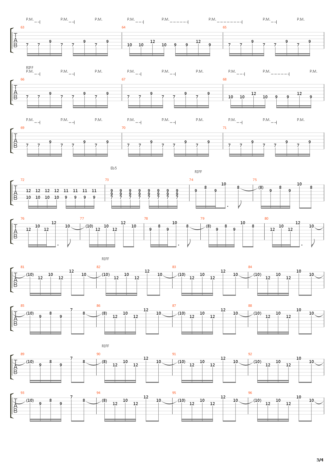 The River吉他谱