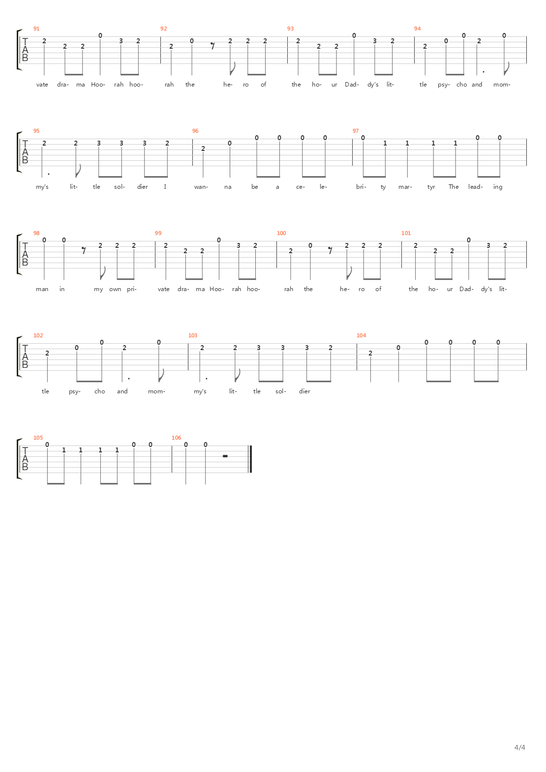 Bang Bang吉他谱