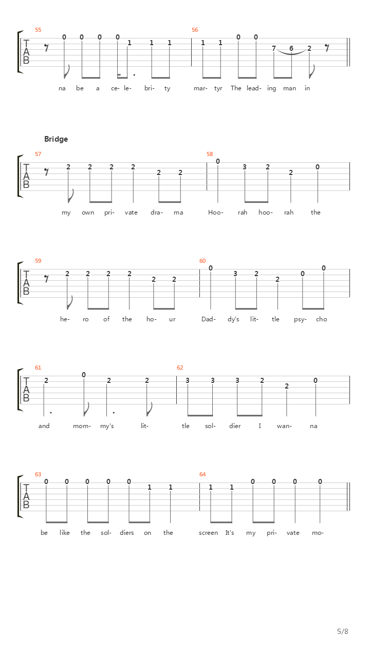 Bang Bang吉他谱