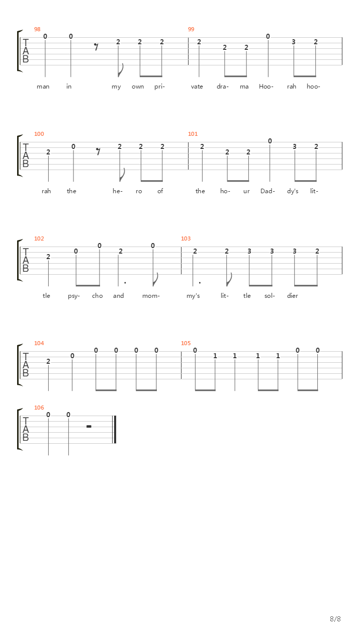 Bang Bang吉他谱