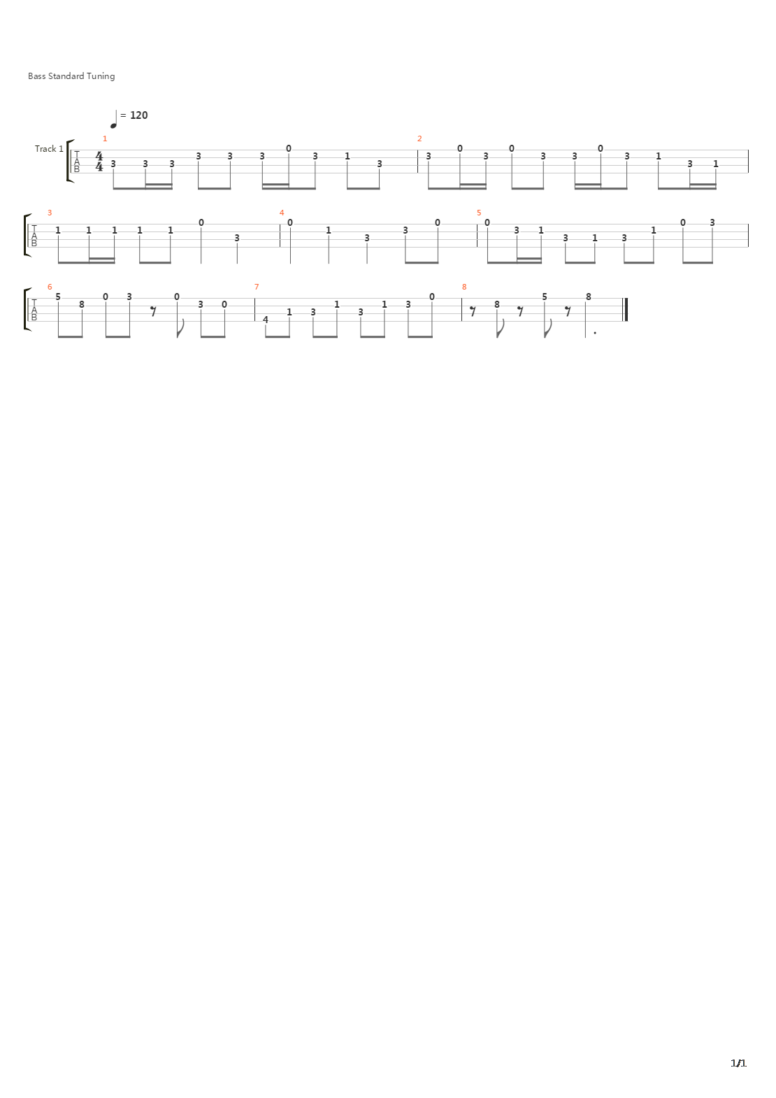 Black吉他谱