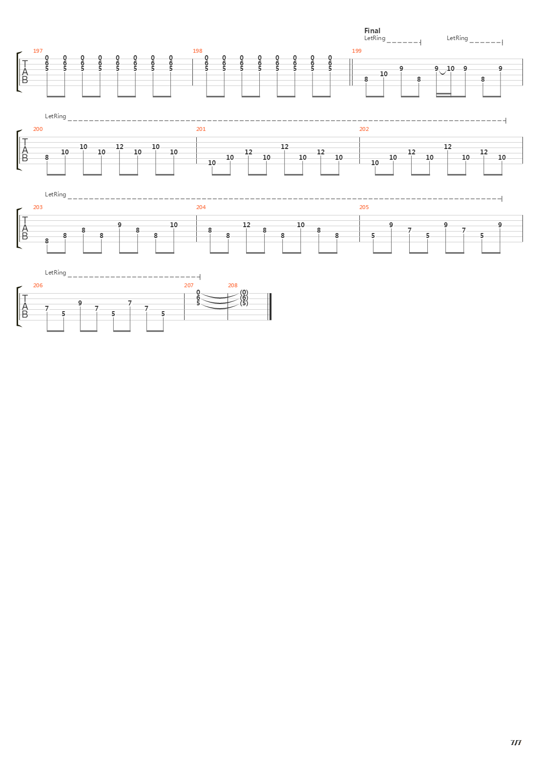 The Far Pavillions吉他谱