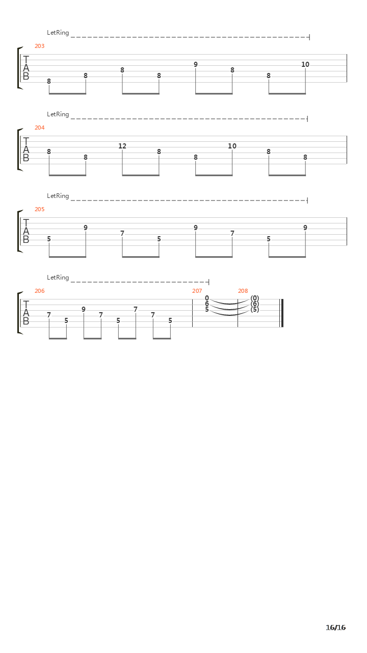 The Far Pavillions吉他谱