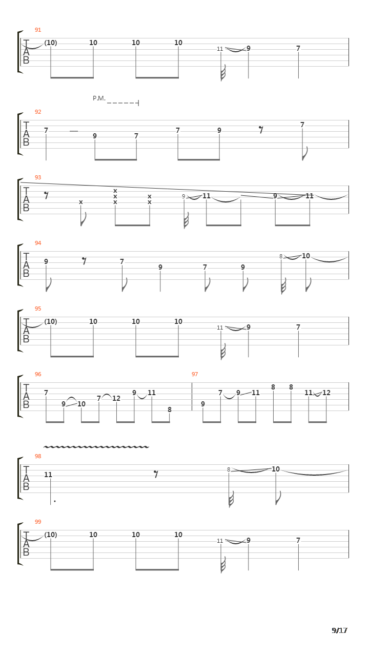 Slight Of Hand吉他谱