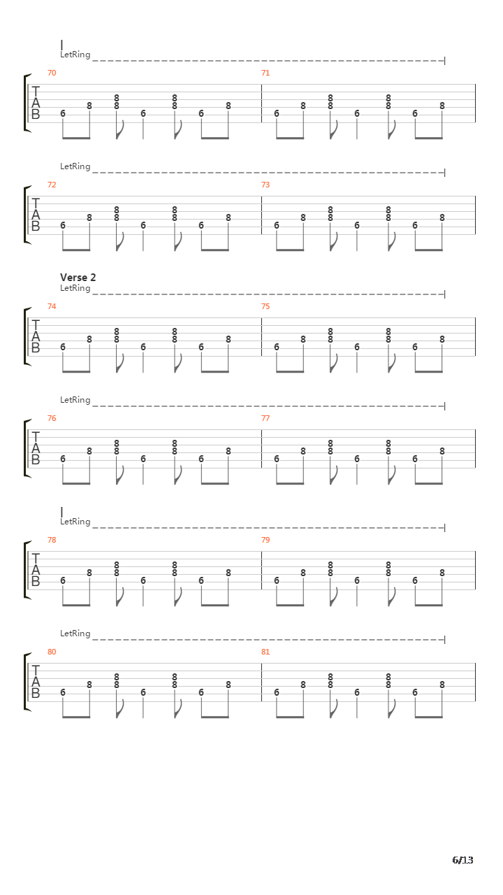 1000 Shards吉他谱