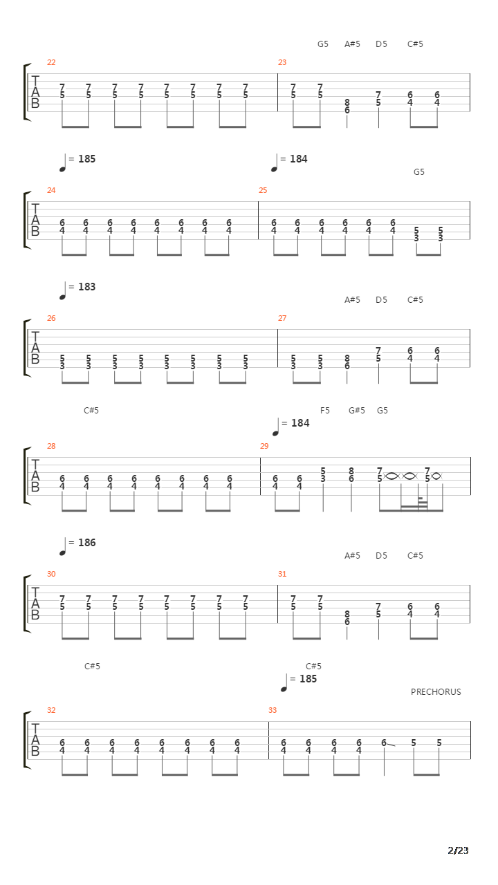 Electronic Plantation吉他谱