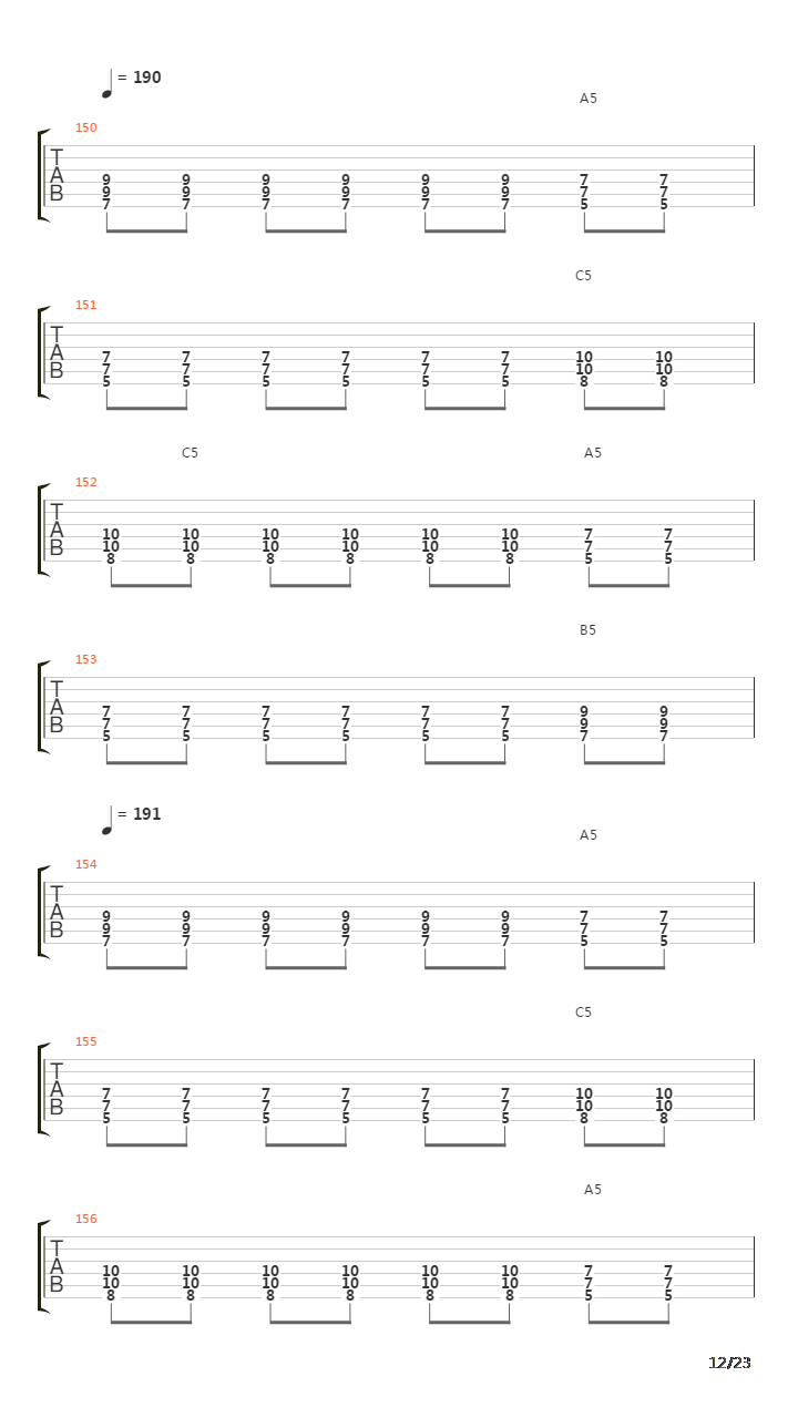 Electronic Plantation吉他谱