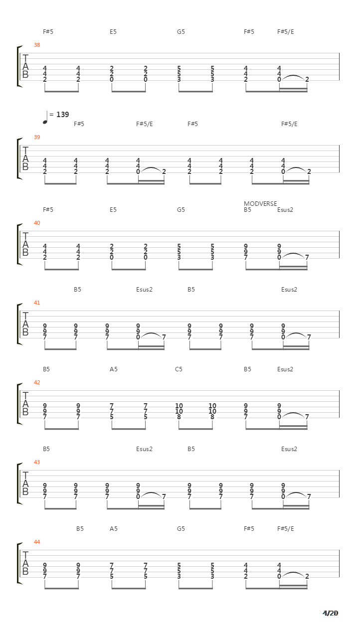 Three Strikes吉他谱