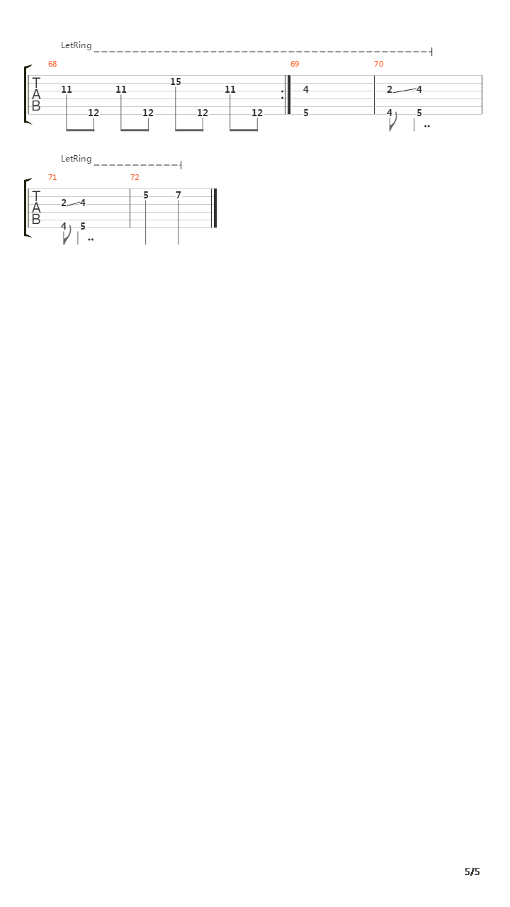 Vessels吉他谱