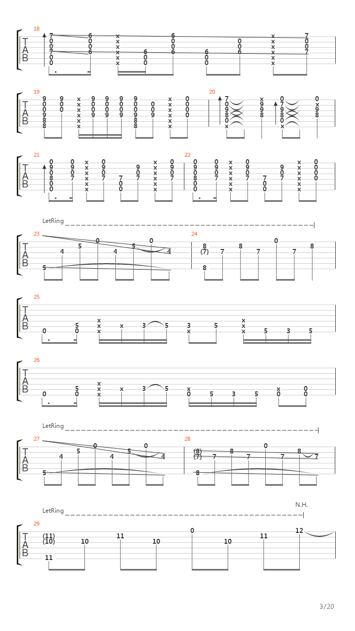 Mission吉他谱