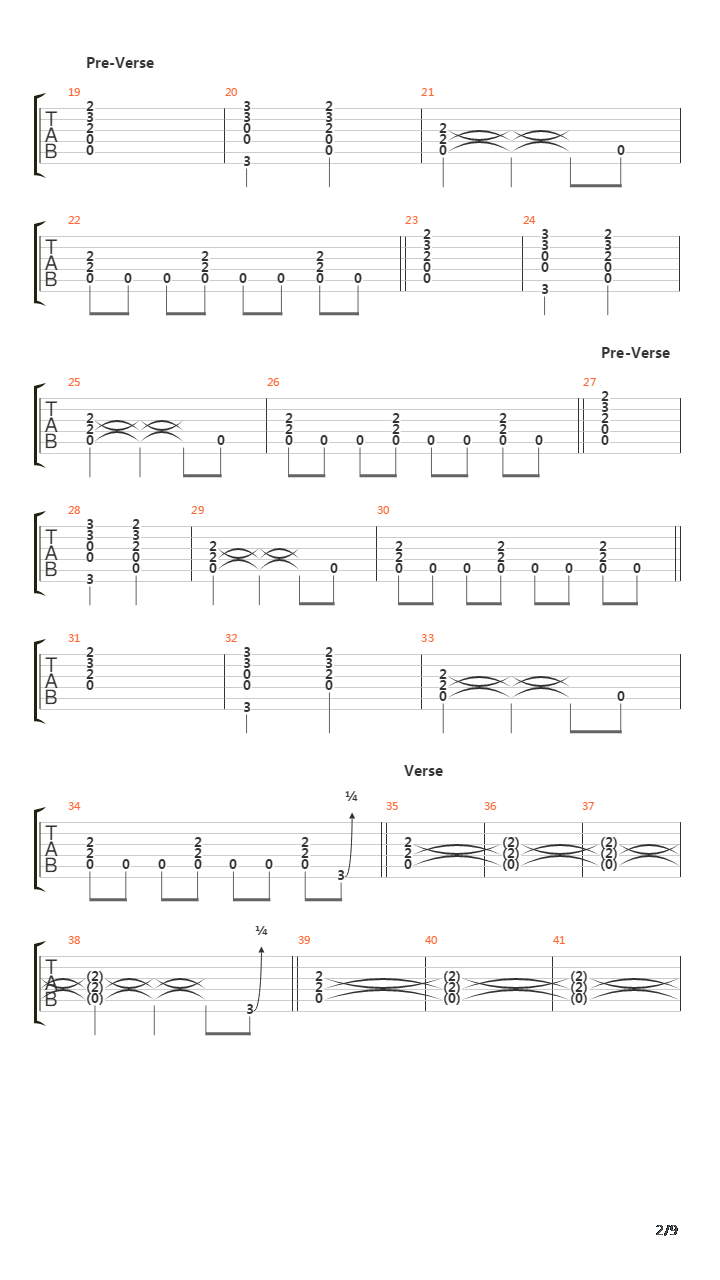 Long Stick Goes Boom吉他谱