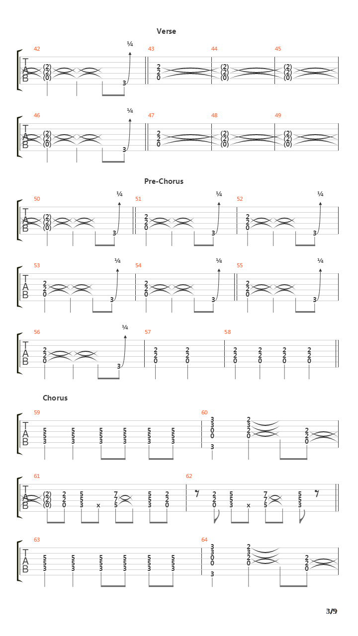 Long Stick Goes Boom吉他谱